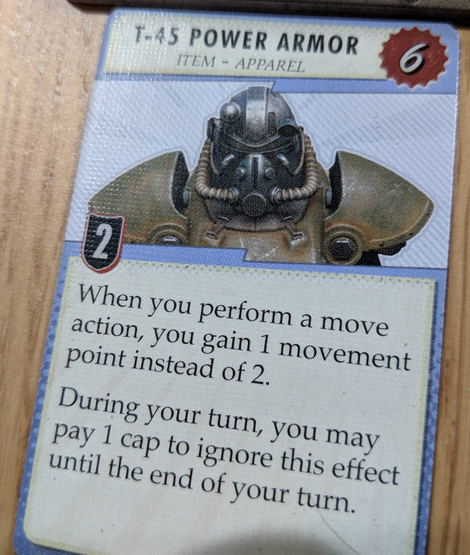 Up to four players can choose from five available characters, each with their own strengths. The Brotherhood Outcast, for example, gets to lug this power armor around.